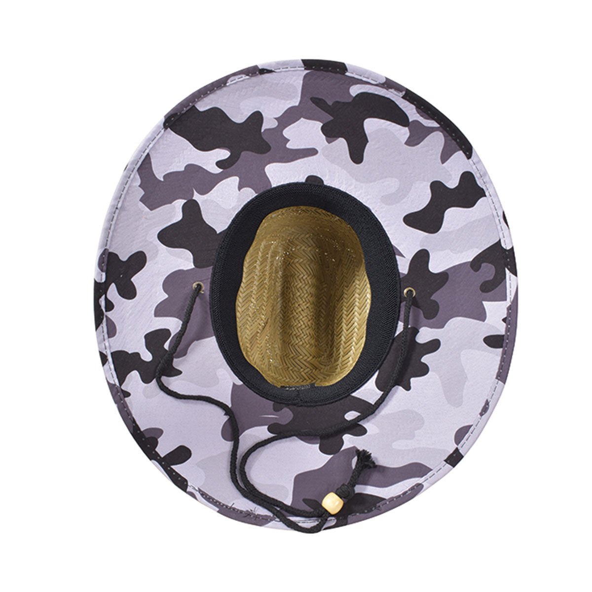 Lucky 7 Men's Wide Brim Straw Hat