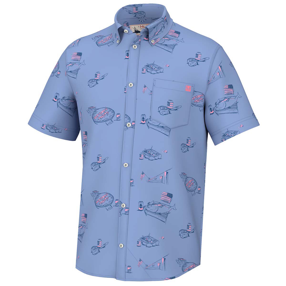 Huk Men's Kona Woven Shirt