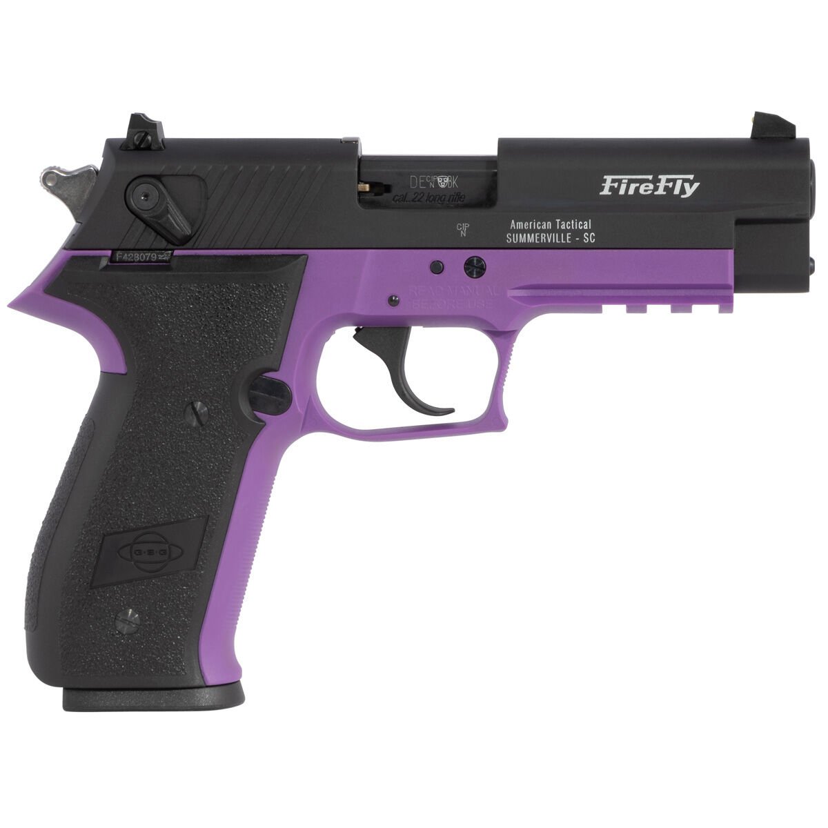 Gsg FireFly 22LR 10RD 4" Purple Pistol