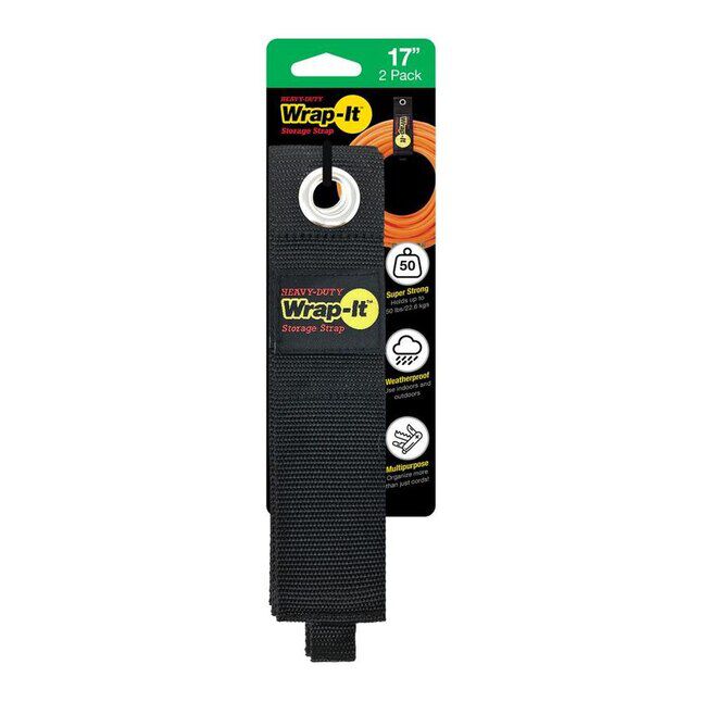 Wrap-it Storage 17in 2 Pack Heavy-Duty Strap