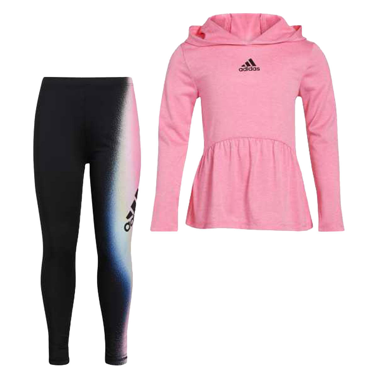 adidas Girls' Top & Tight Set
