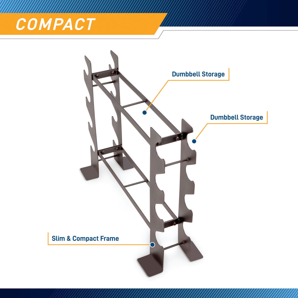 Marcy Compact Dumbbell Rack