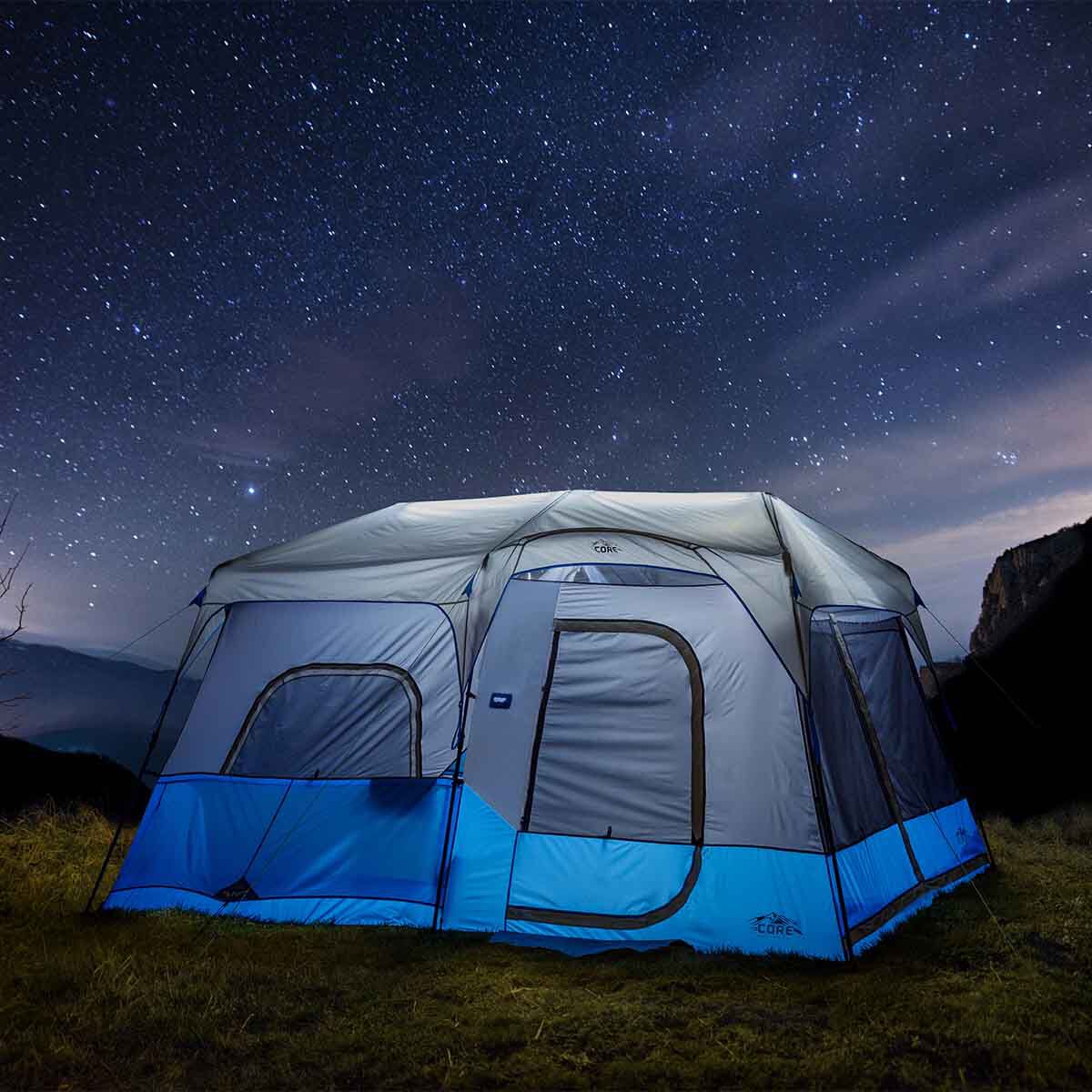 Core Equipment Core LIGHTED 9P Instant  Cabin Tent