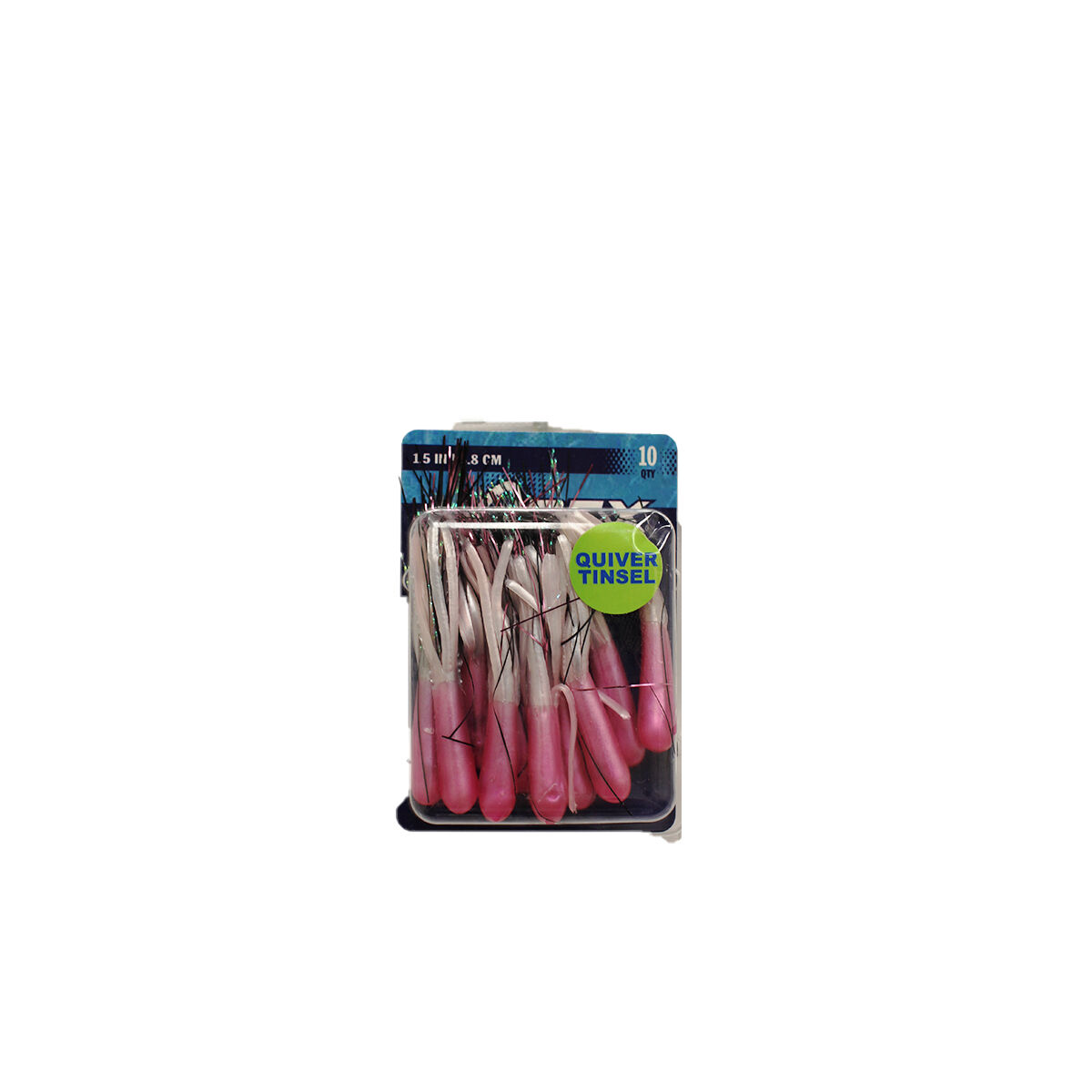 Apex 1.5" Tinsel Tube Lures 10-Pack