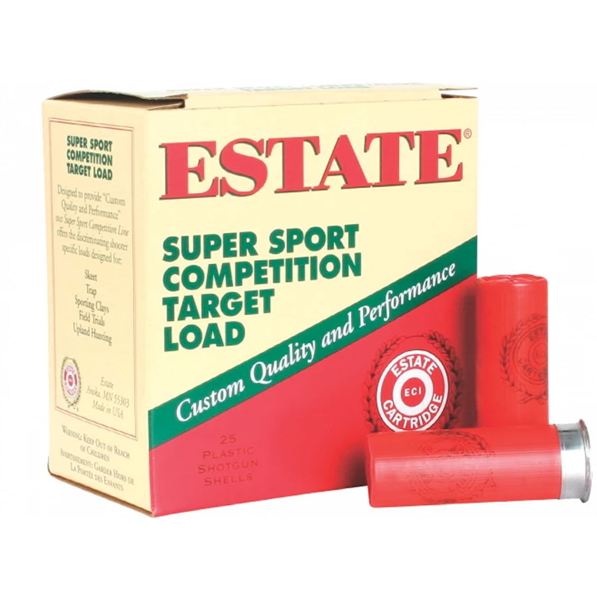 Estate Cartridge Super Sport 2.75" 20 Gauge Ammo