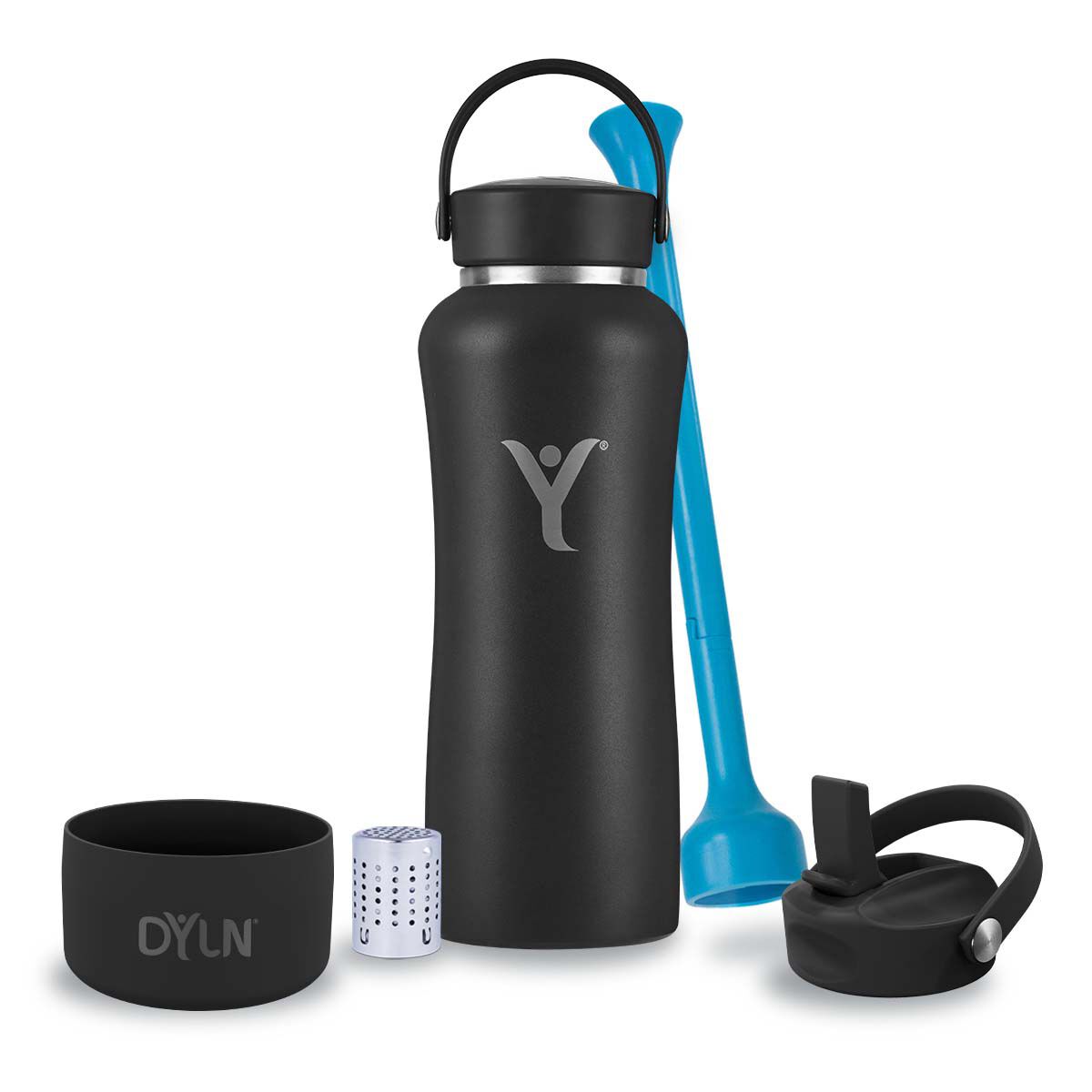 Dyln Inc 32 oz Bottle Bundle (Diffuser, Sports Cap, Bottom Guard)