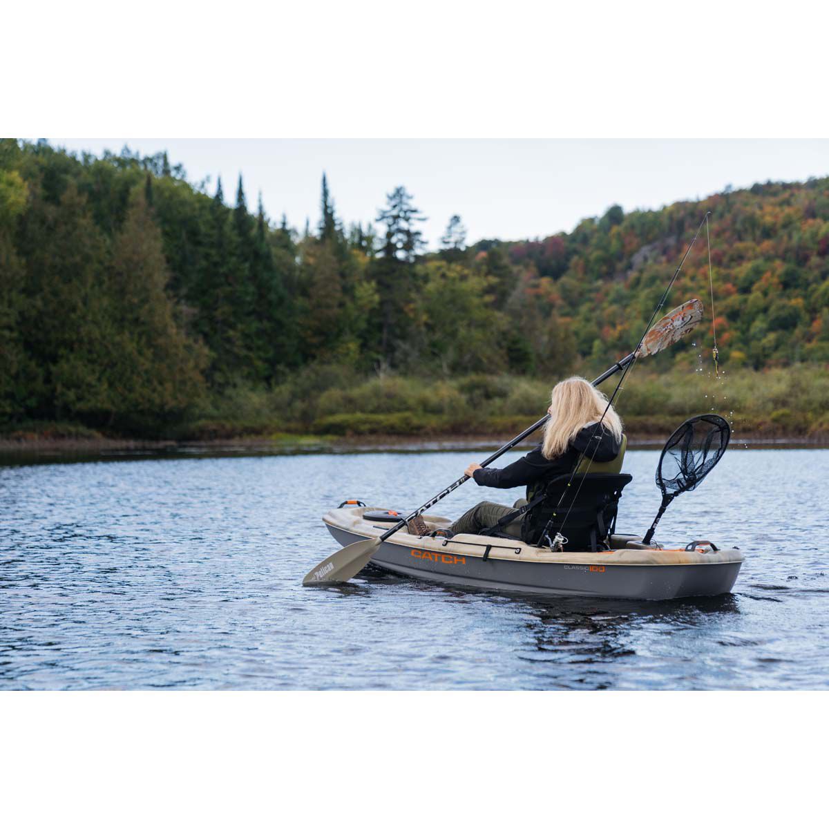 Pelican Catch Classic 100 Sit-On-Top Fishing Kayak, 10'