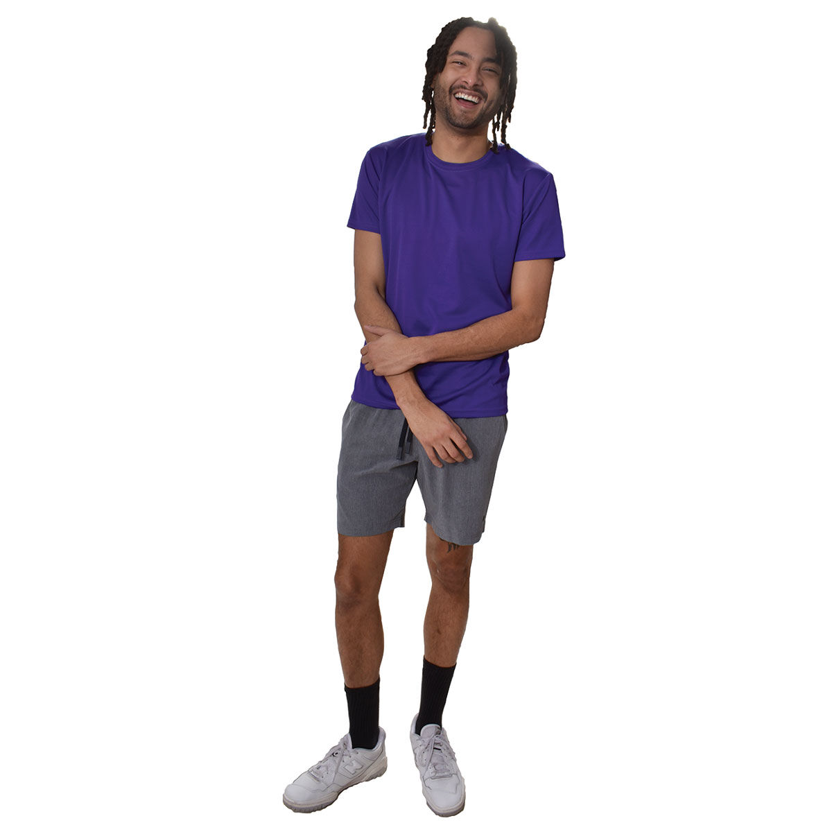 Jackson Hole Men's Crew Neck Mesh Tee