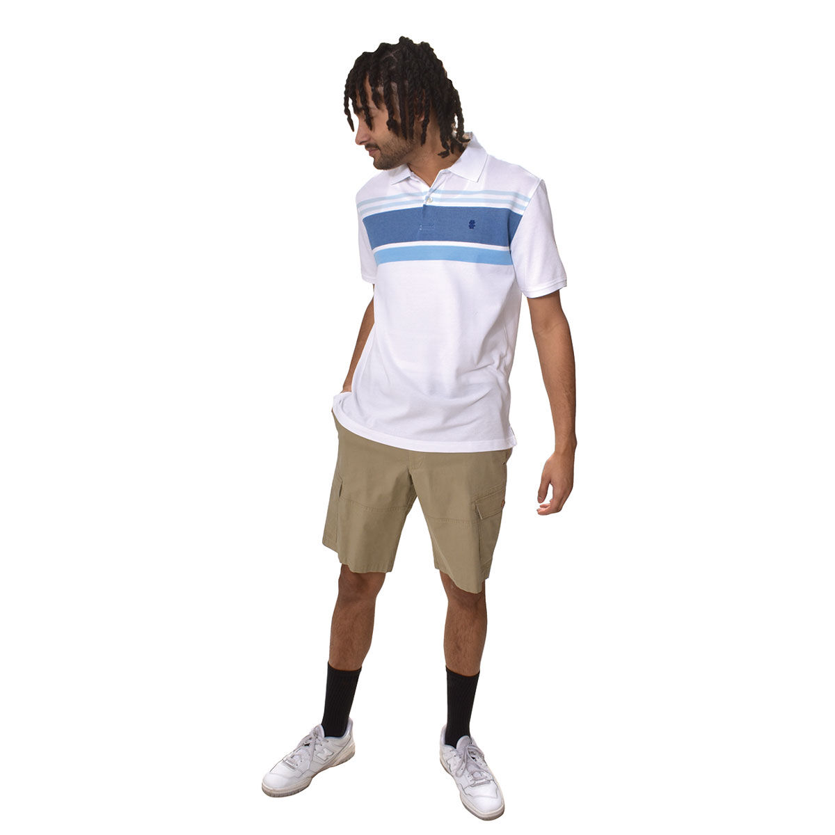 Izod Men's Stripe Polo
