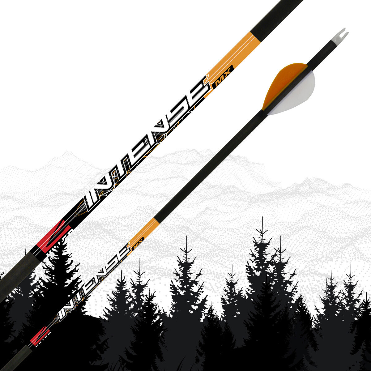 Killer Instinct Intense MX 400 Spine Arrows 6 Pack