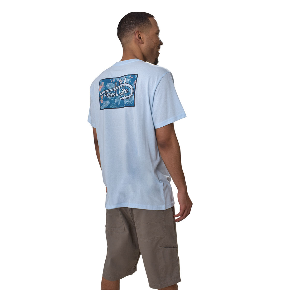 Reel Life Dark Tropics Block Tee