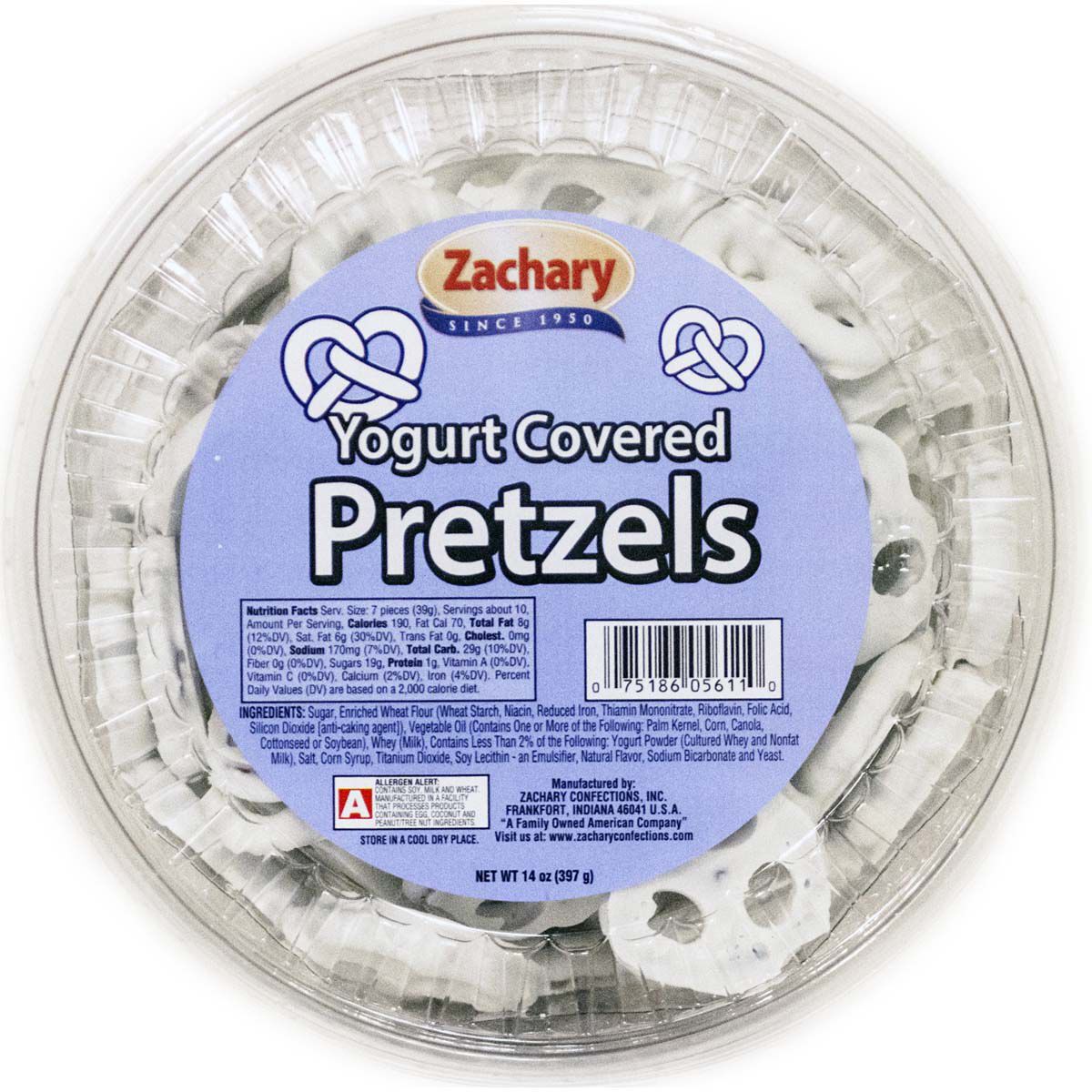 Zachary Confect Yogurt Covered Pretzels