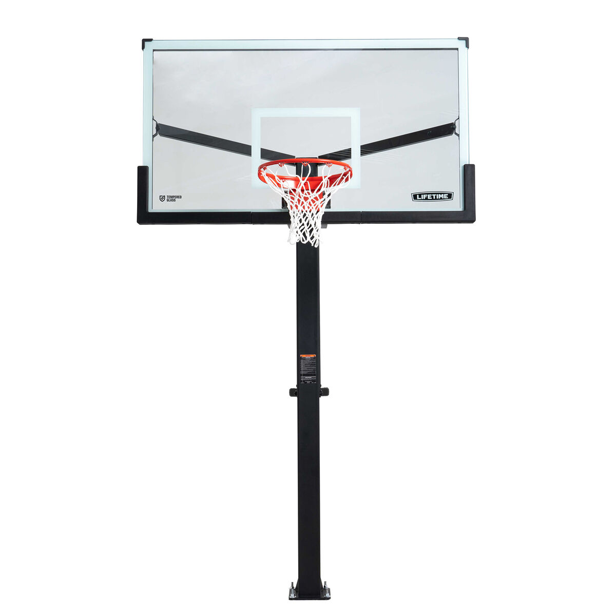 Mammoth 72" 90964 Glass In-Ground Basketball System