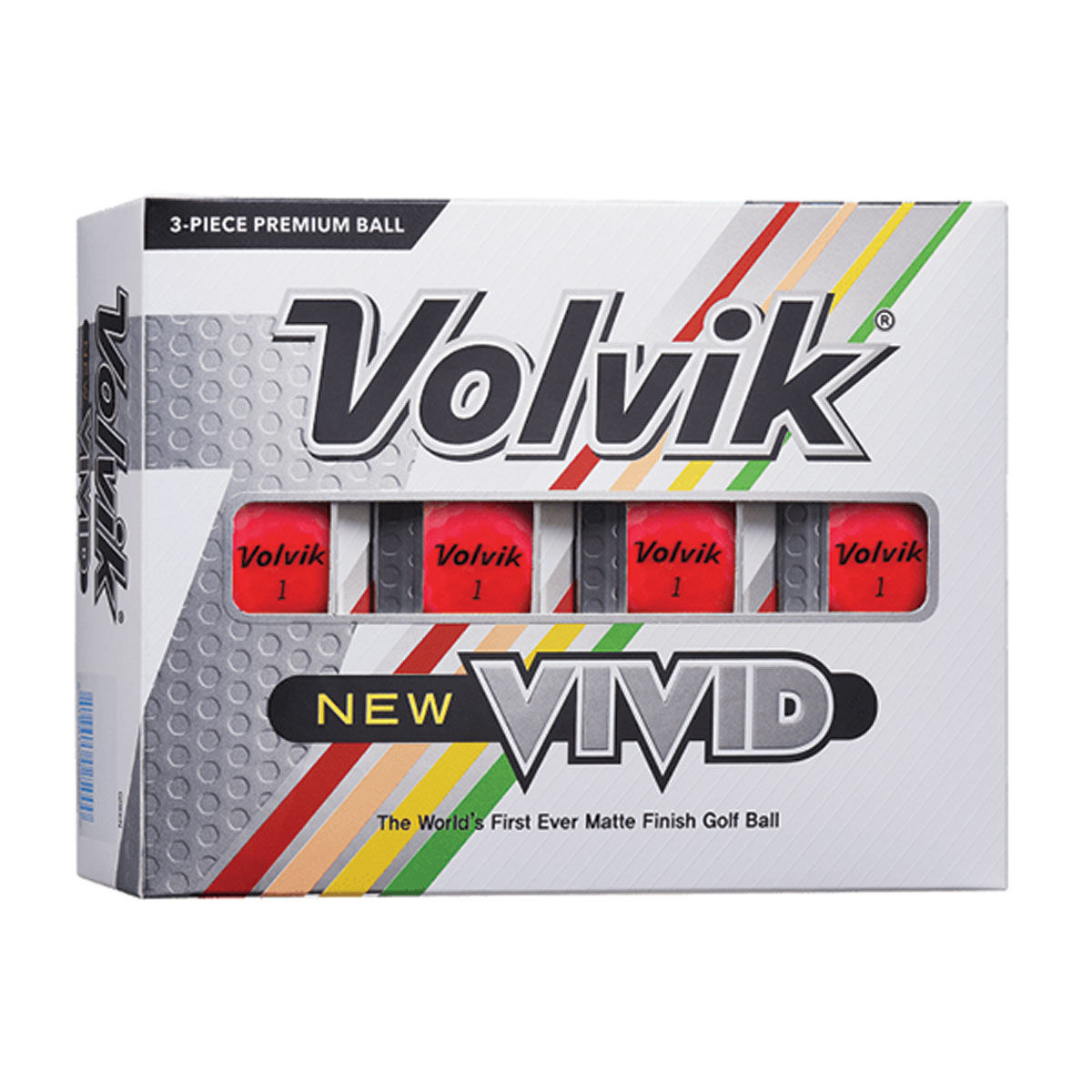 Volvik Vivid Pink Matte Golf Balls