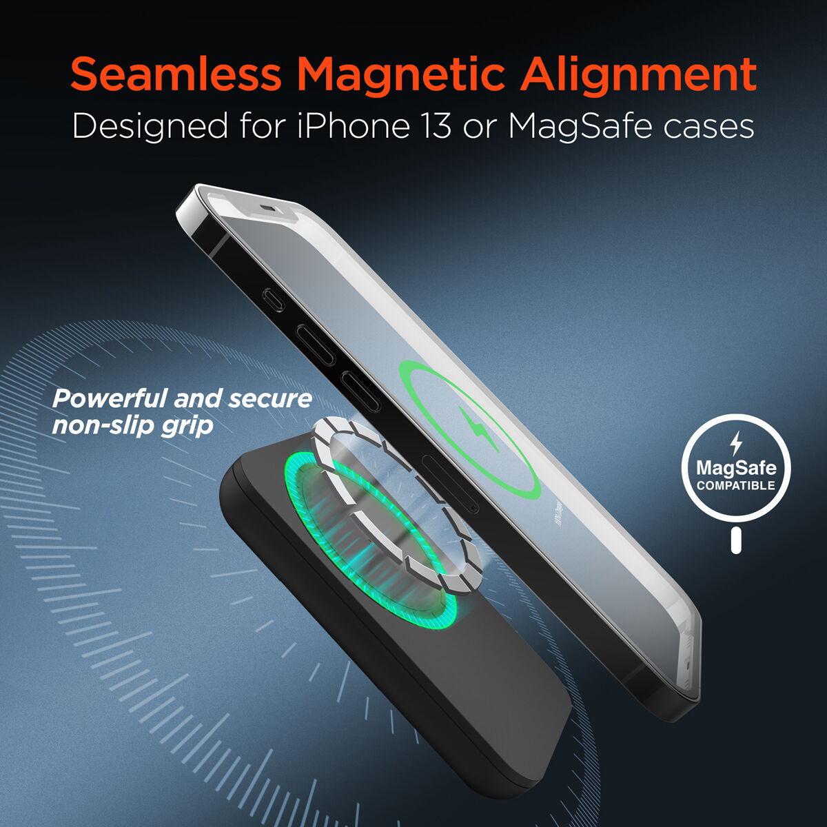 Hypergear 5000mAh Magnetic Wireless Power Bank for iPhone 13 Series