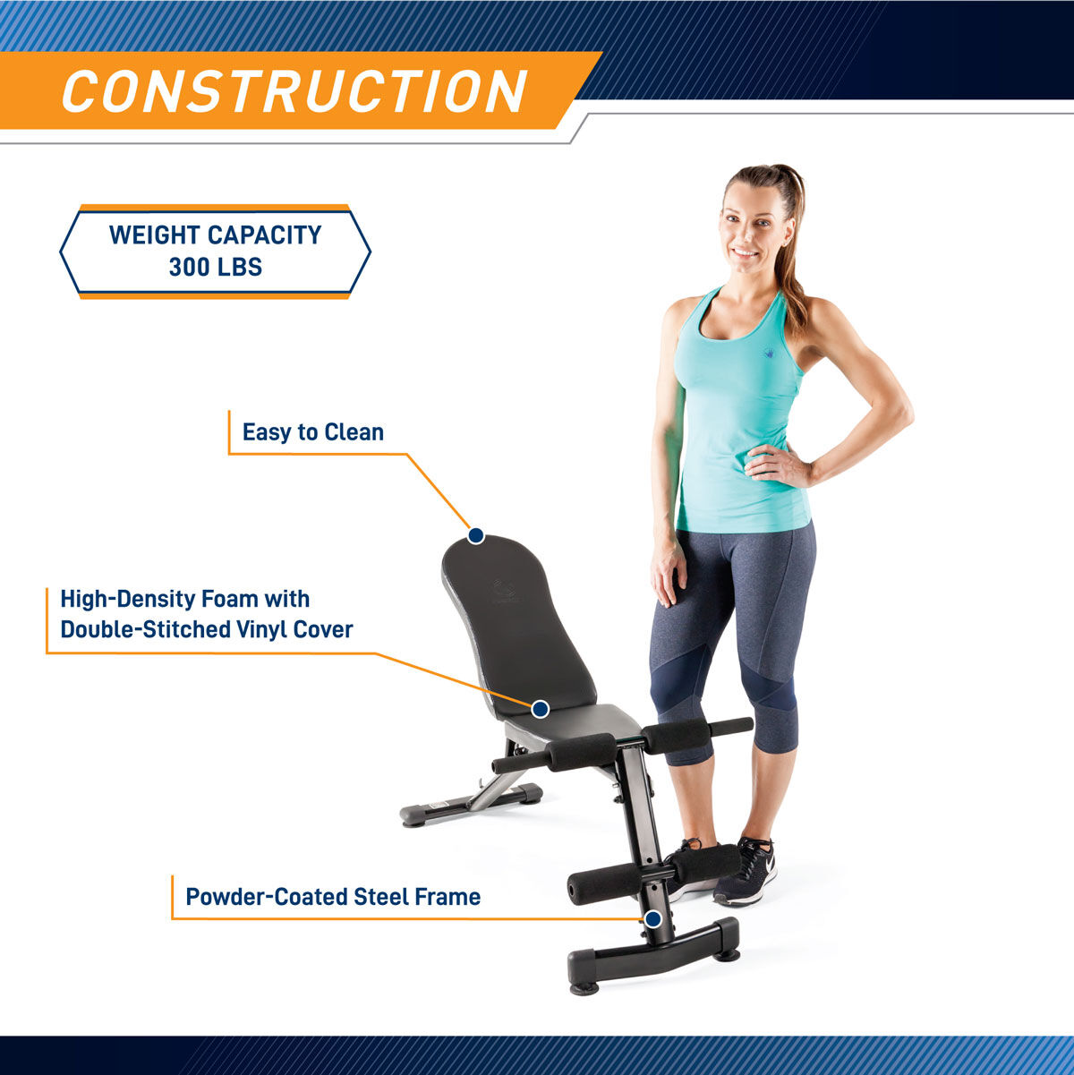 Marcy Foldable Multi-Function Utility Bench