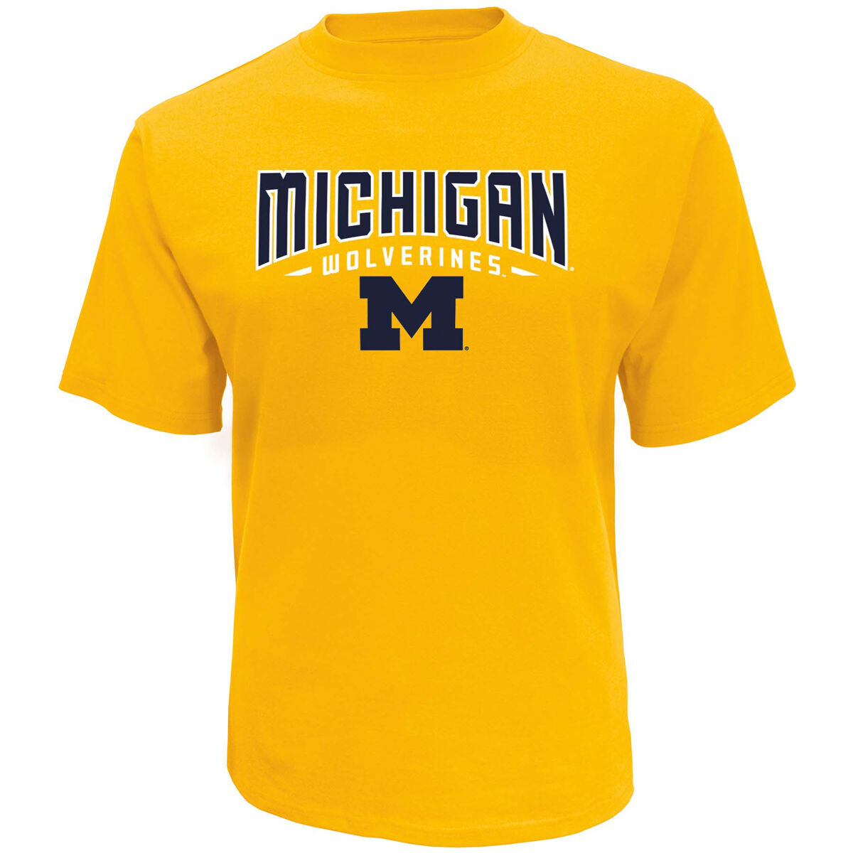 Knights Apparel Men's University of Michigan Classic Arch Short Sleeve T-Shirt