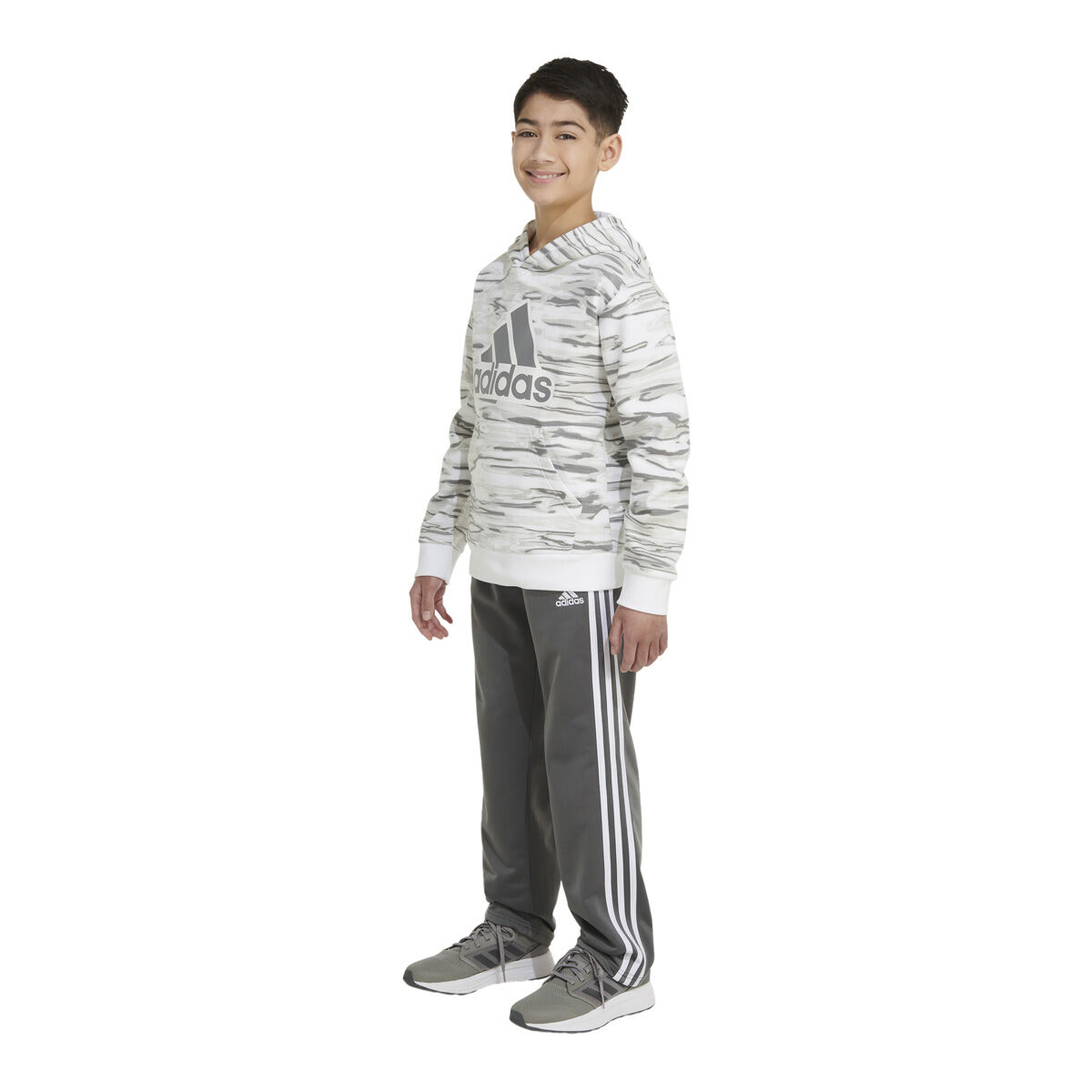 adidas Boys' AOP Liquid Camo Pullover Hoodie