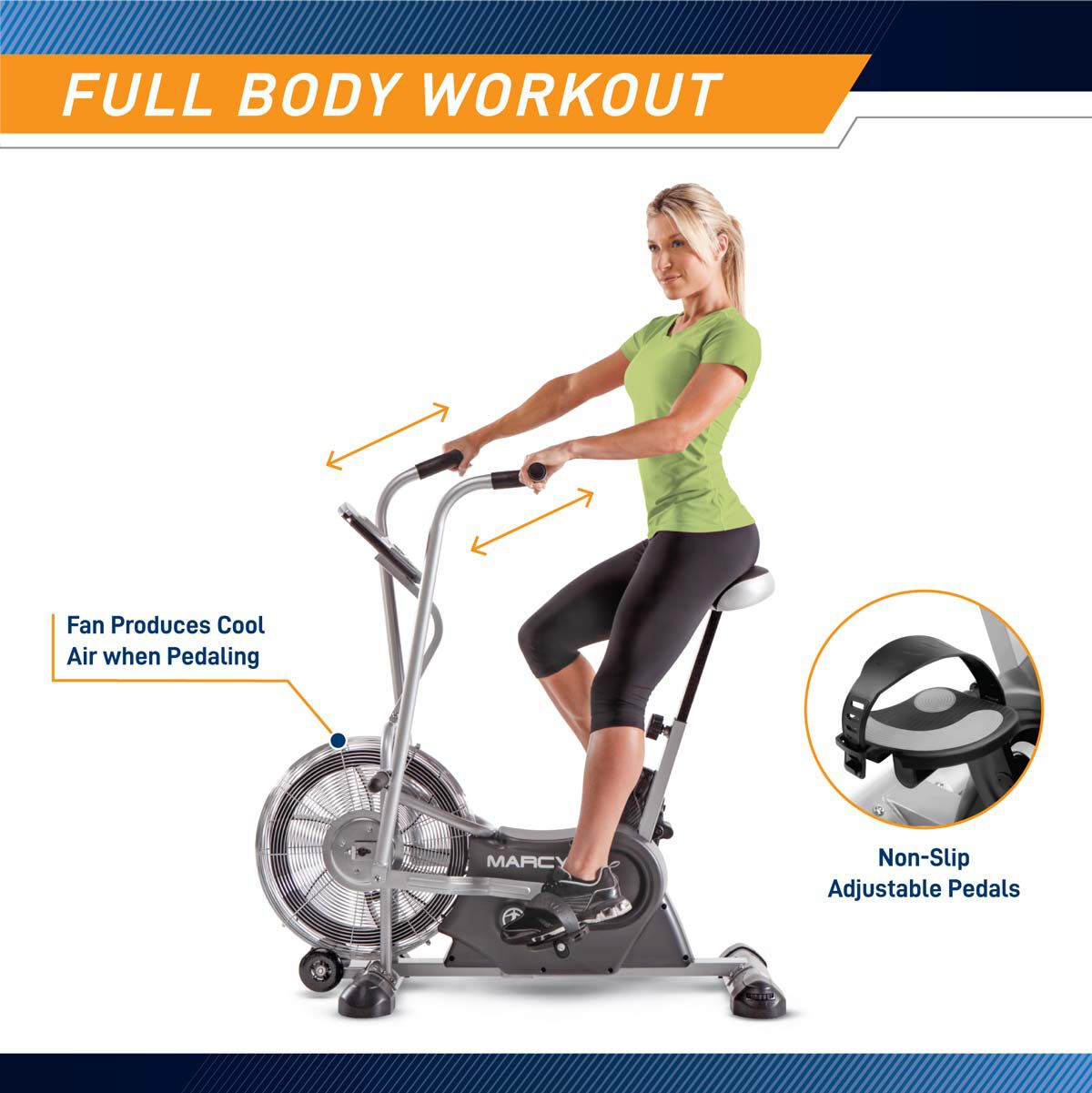 Marcy Air-1 Deluxe Exercice Fan Bike