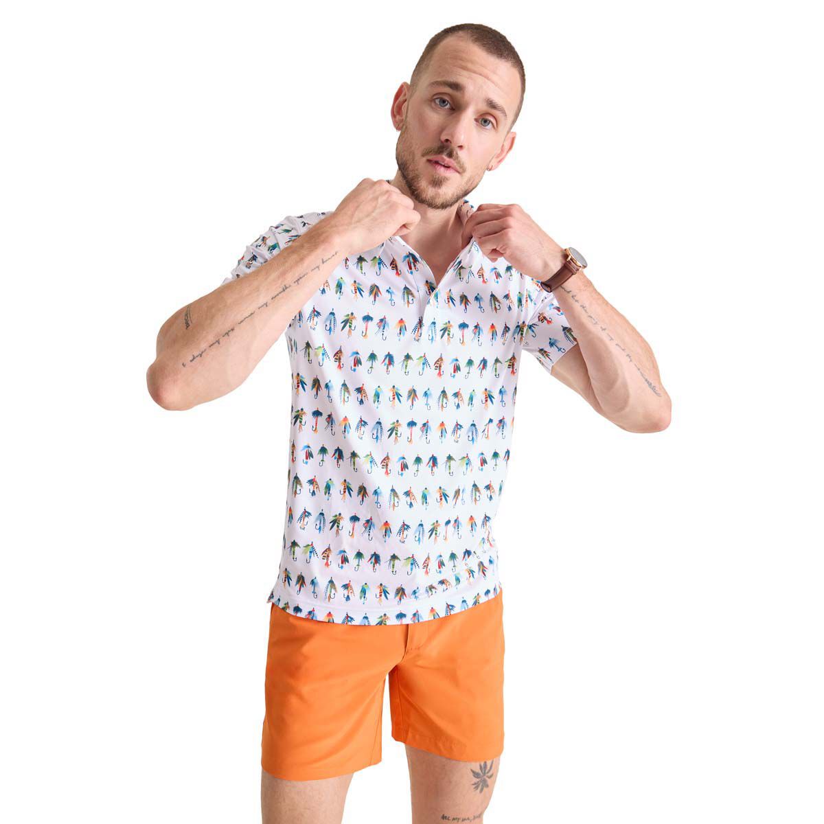 Chubbies Men's Catch of Day (Performance Polo )