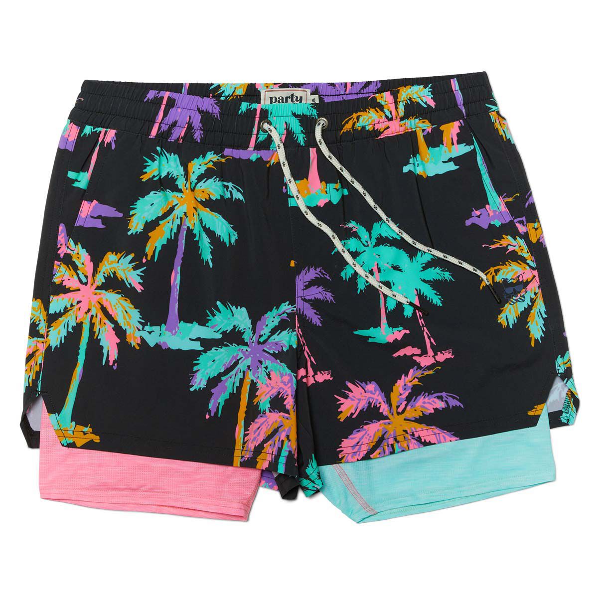 Party Pants Men's Funky Palms Short