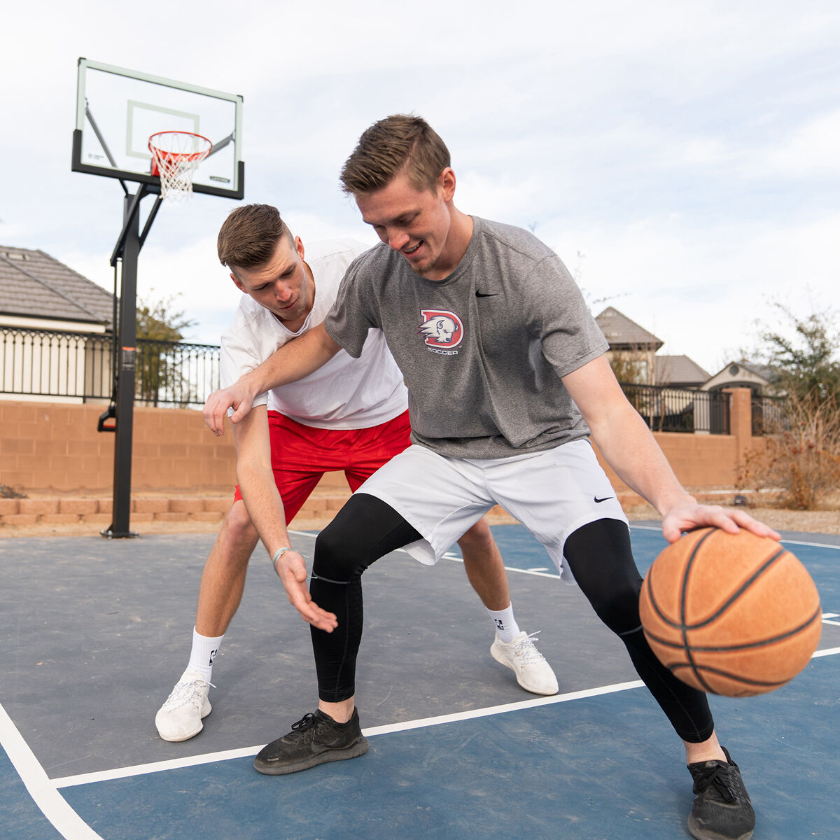 Mammoth 54" 90965 Glass In-Ground Basketball System