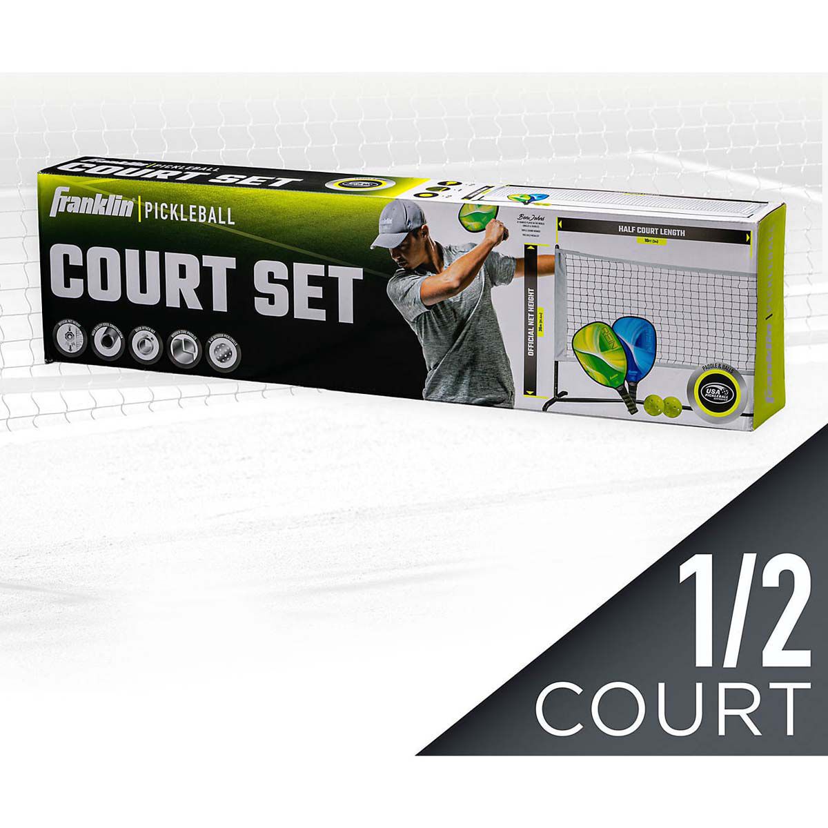 Franklin Rein Half-Court Pickleball Starter Set