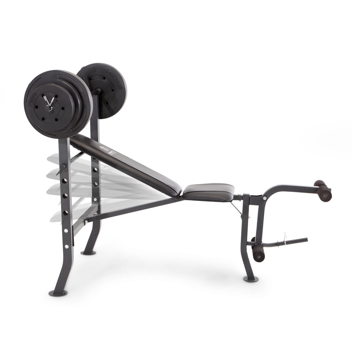 Marcy MD-2082W Mid Width Bench + 100 Weight Set