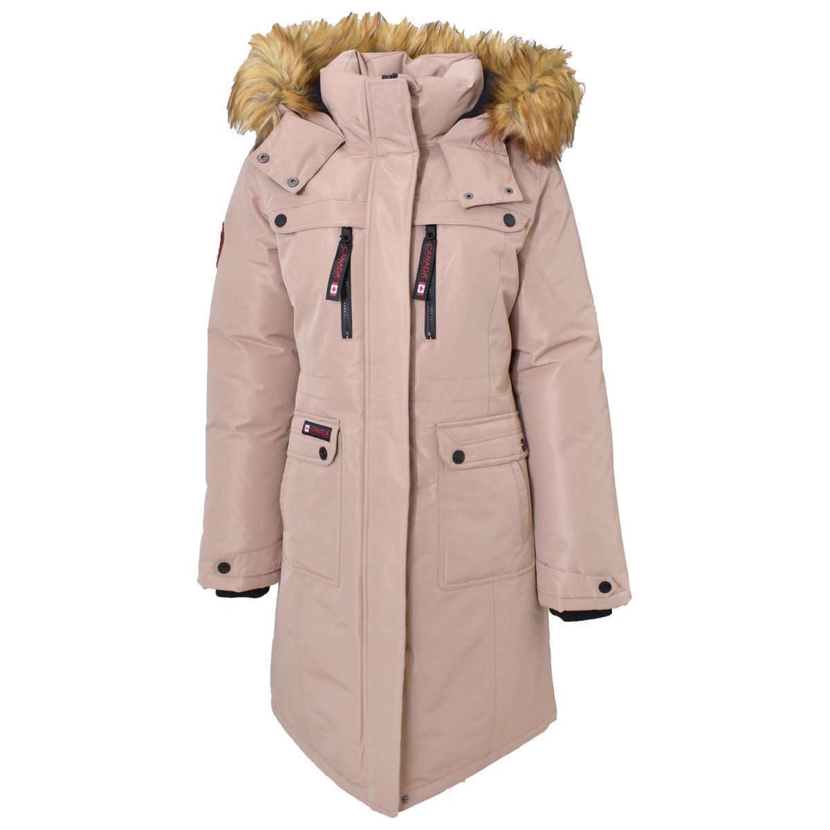 Canada Weather Gear Women's Parka with Fur Trim Hood