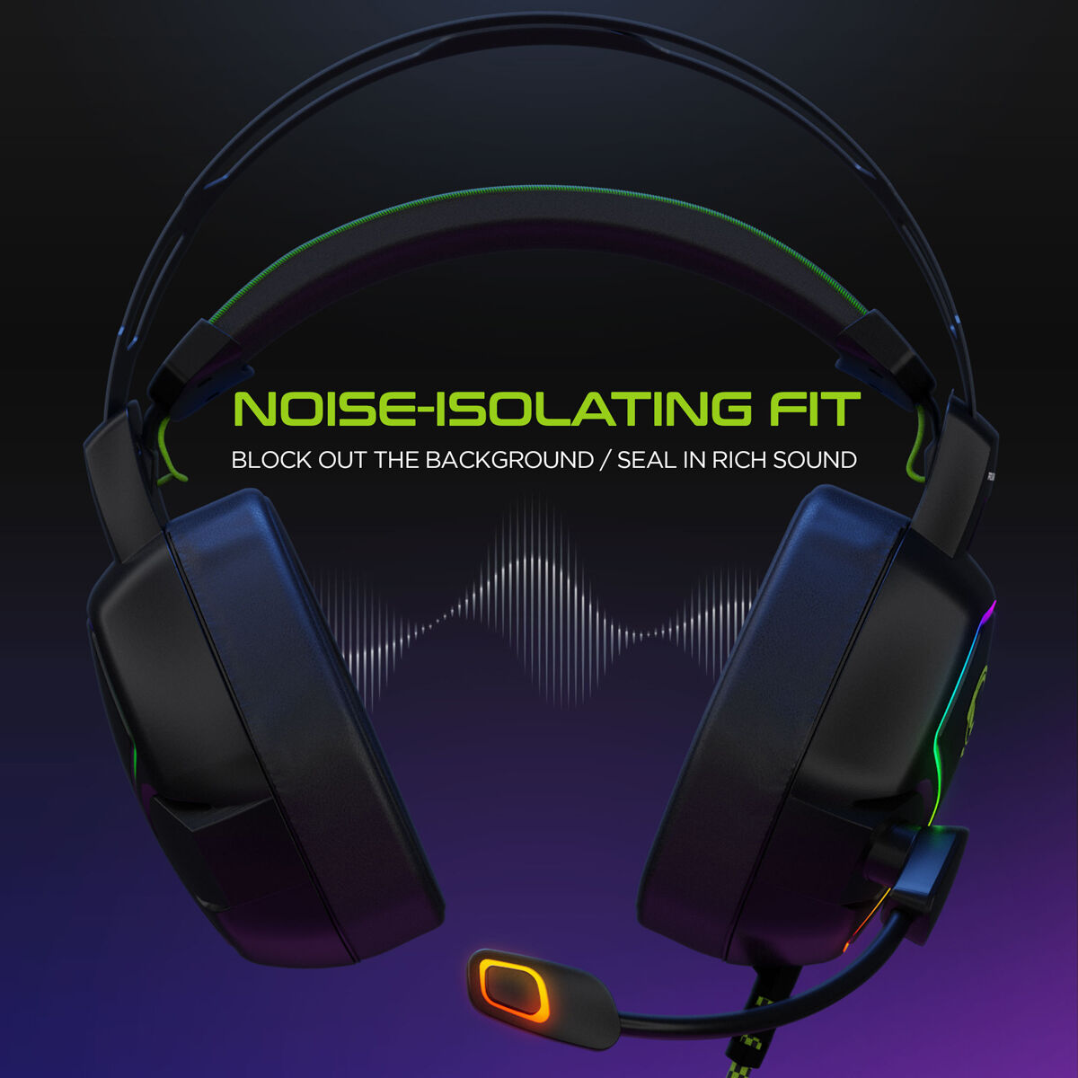 Hypergear SoundRecon Xtreme Professional Gaming Headset Black