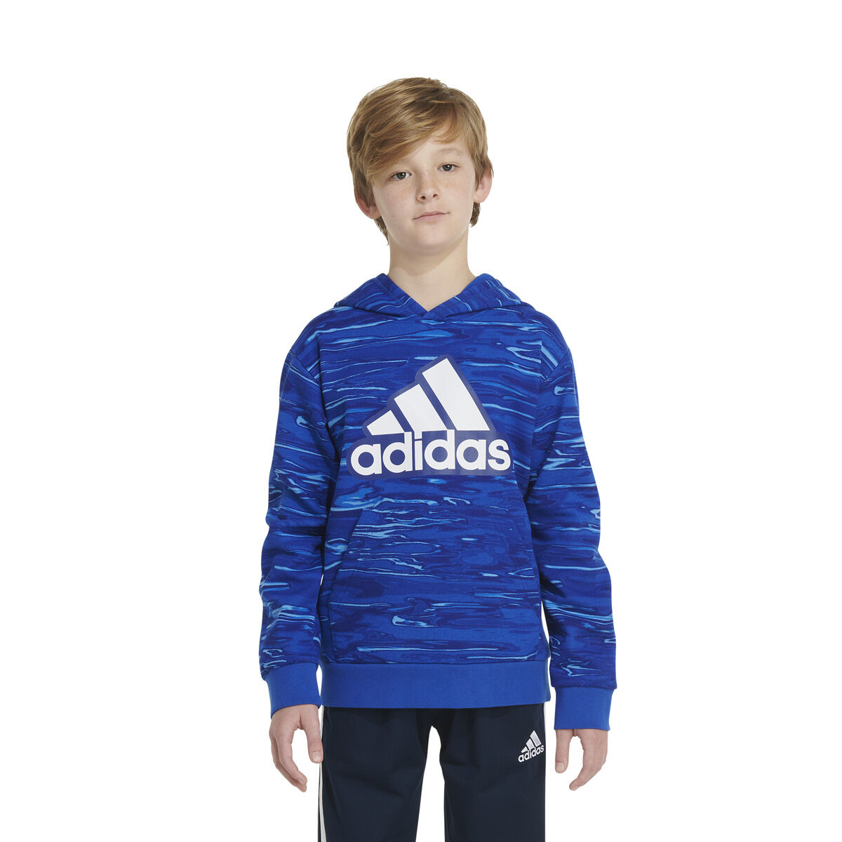 adidas Boys' AOP Liquid Camo Pullover Hoodie