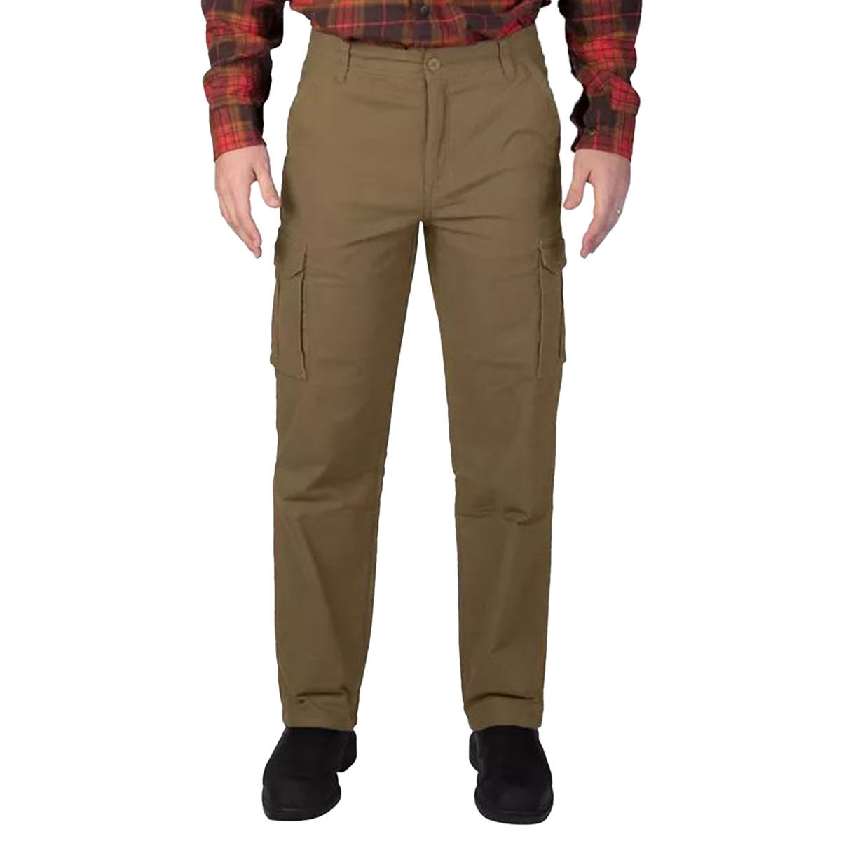 Smiths Workwear Men's Fleece Lined Canvas Cargo Pants