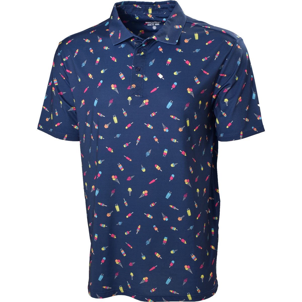 Aeroline Men's Ice Cream Print Polo