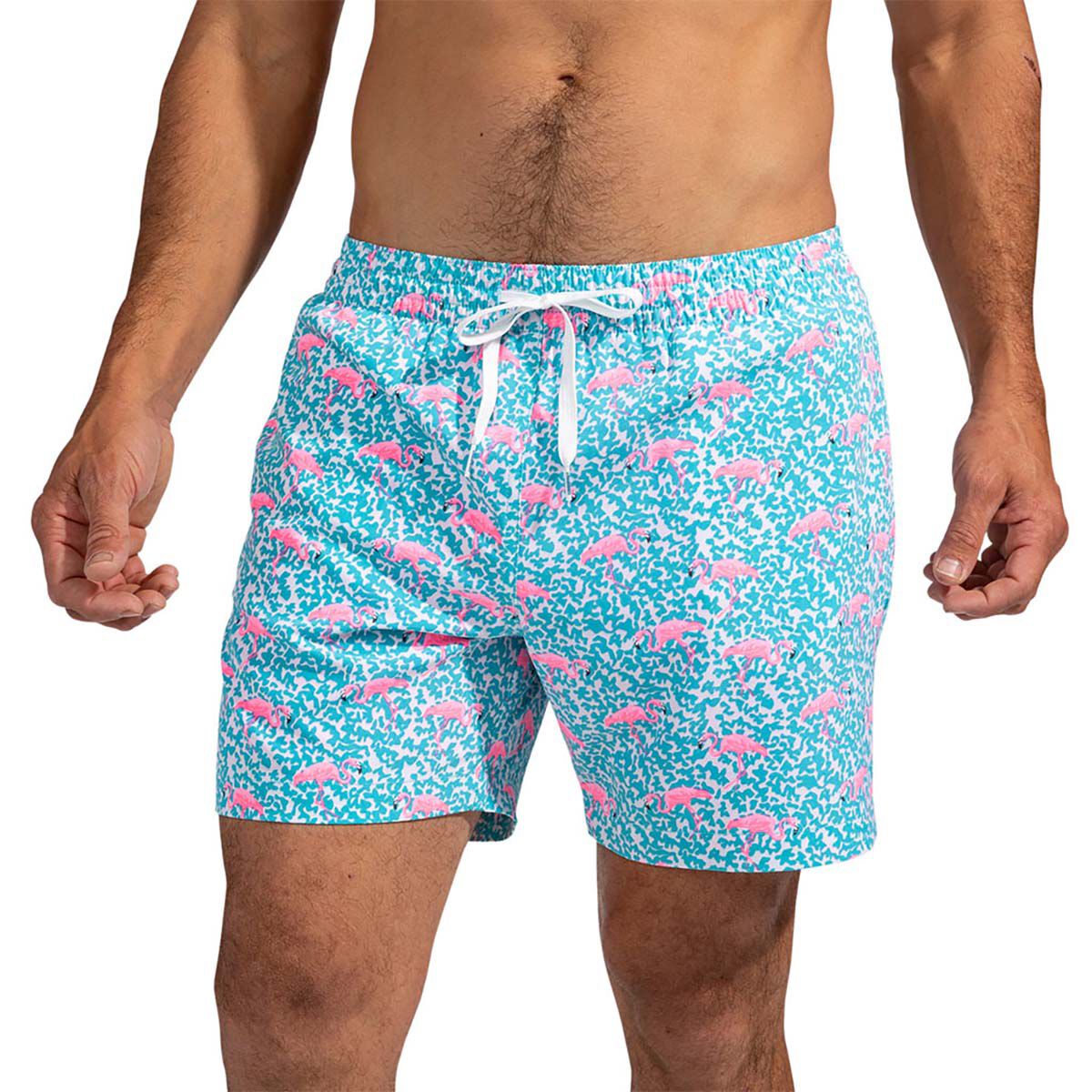 Chubbies The Domingos Are For Flamingos 5.5" (Classic Lined Swim Trunk)