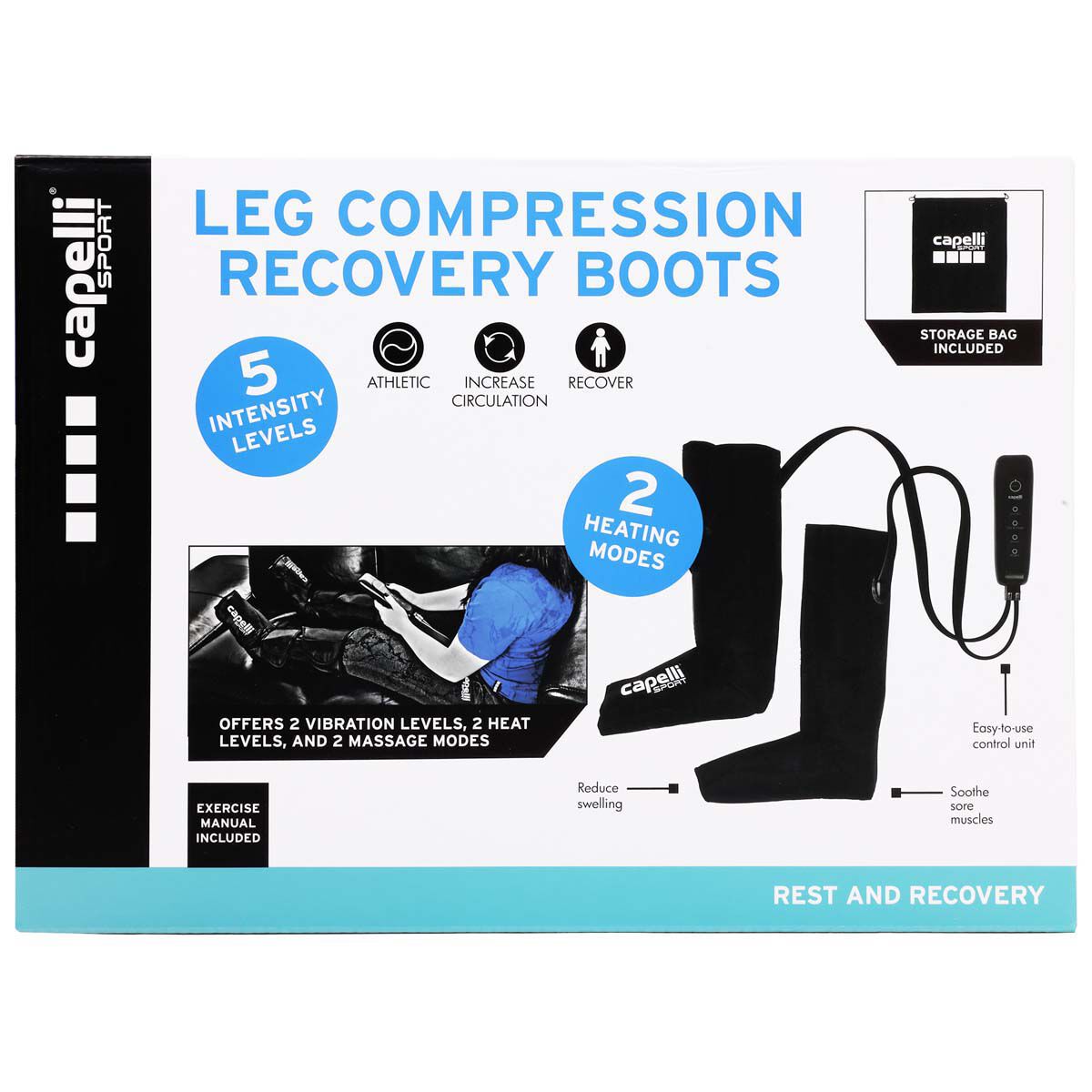 Capelli Sport Leg Massager Recovery Boots