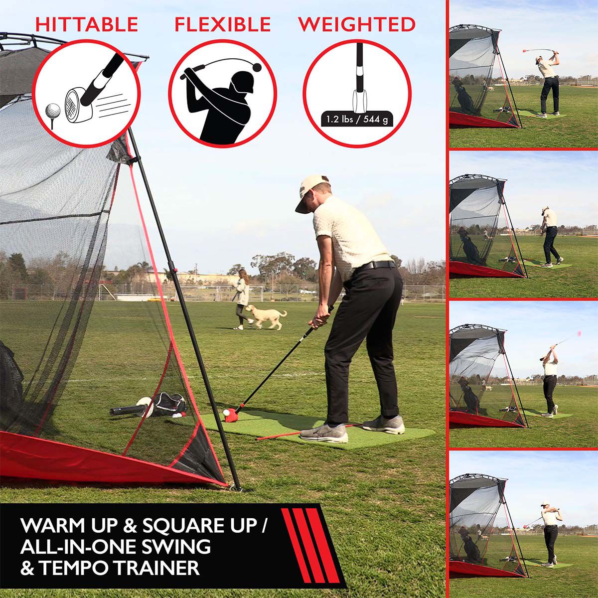 Pure2improve PUREHITT Hitable Golf Tempo & Swing Trainer