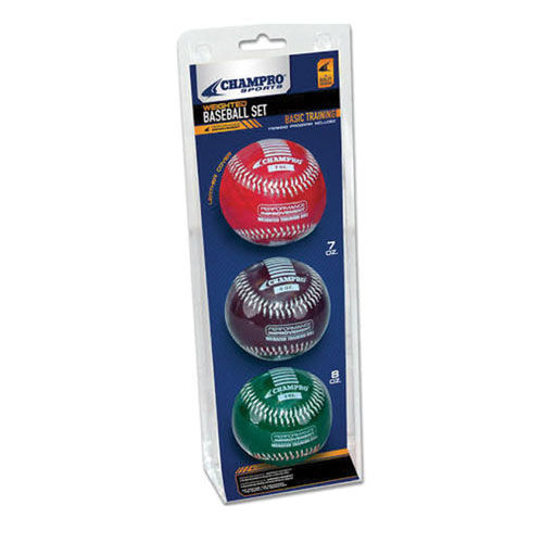Champro 3pk Training Baseballs