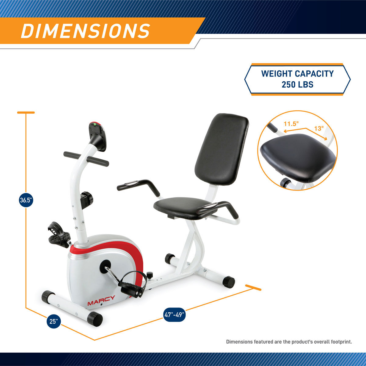 Marcy Recumbent Bike