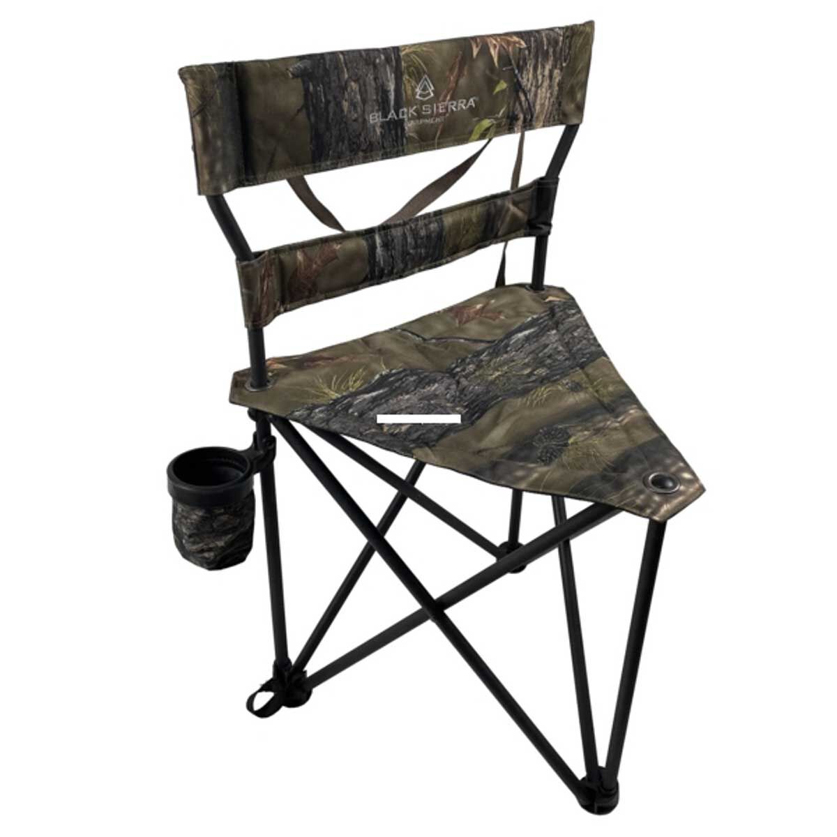 Black Sierra Heavy Duty Tri Hunt Stool