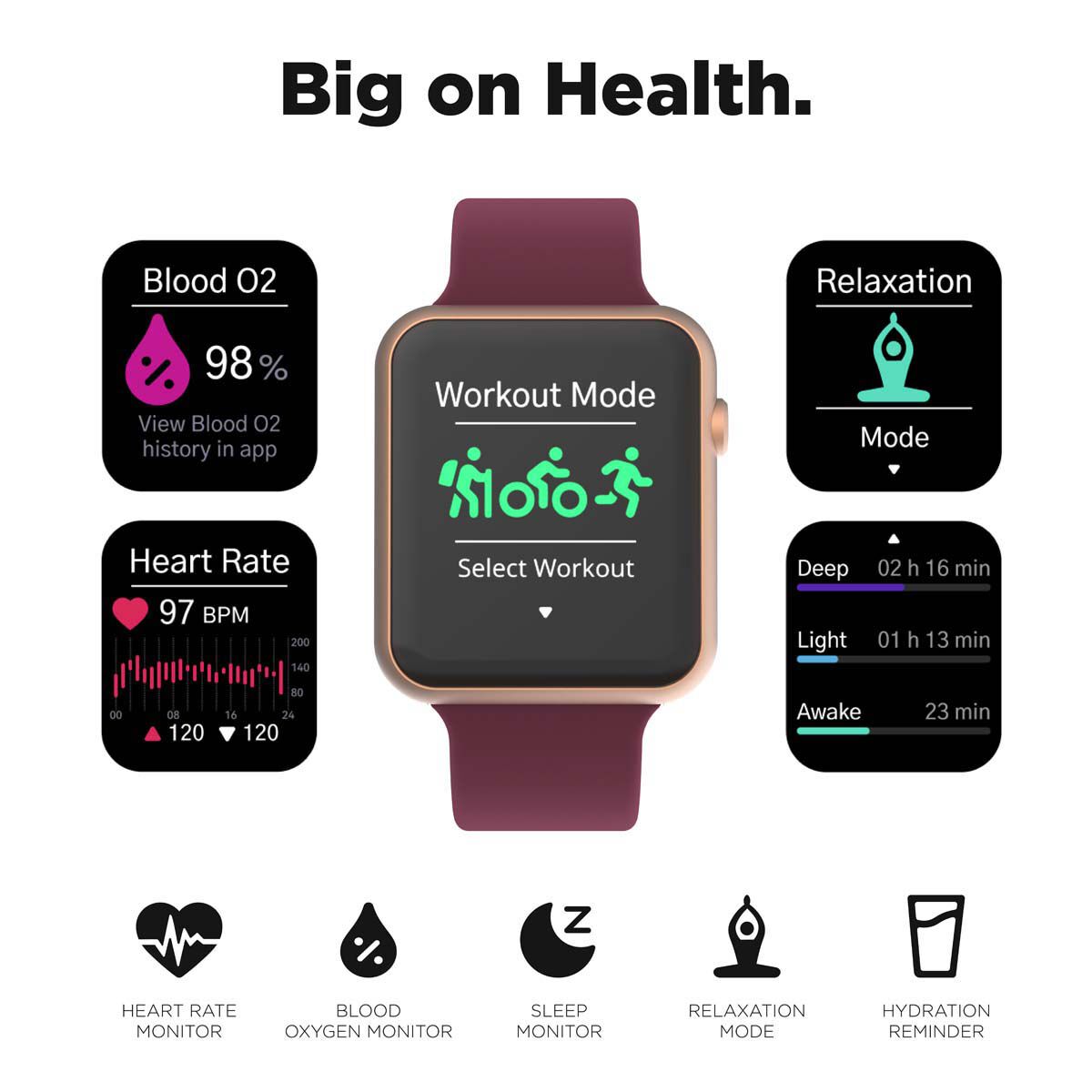 Itouch Air 4 Smartwatch Jillian Michaels 41MM