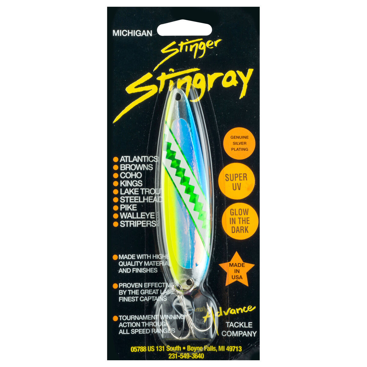 Advanced Tackle Stingay Spoon 4.5"