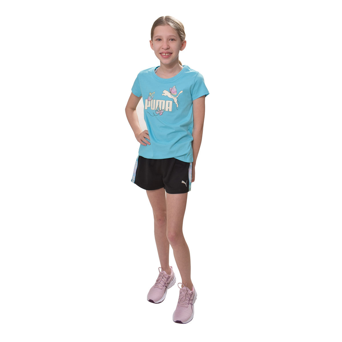 Puma Girls' French Terry Short