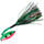 Pink/Green