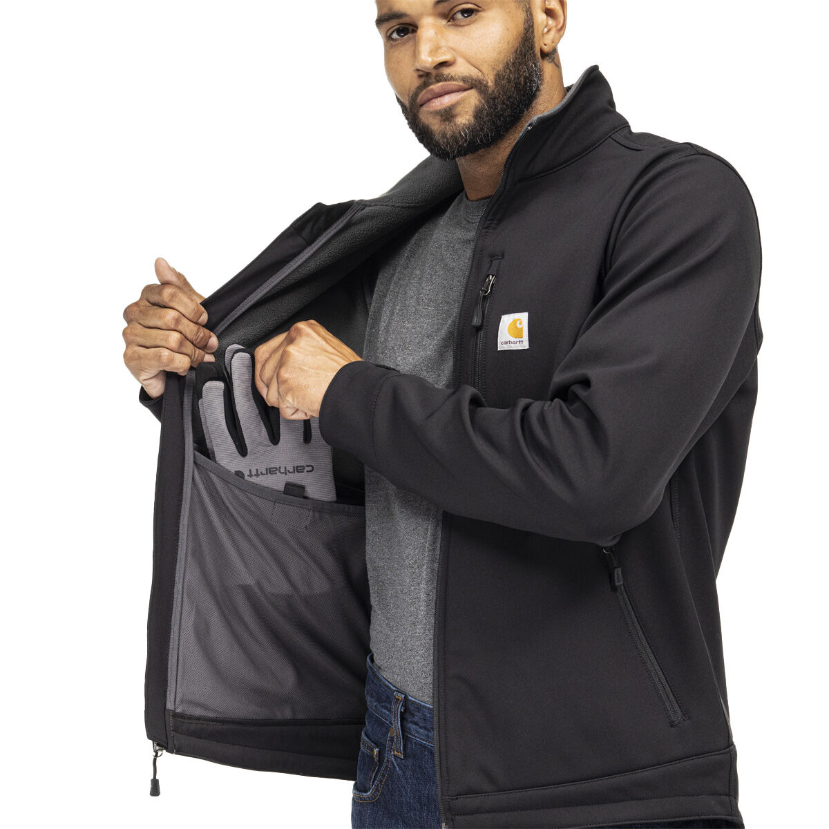 Carhartt Rain Defender Relaxed Fit Heavyweight Softshell Jacket
