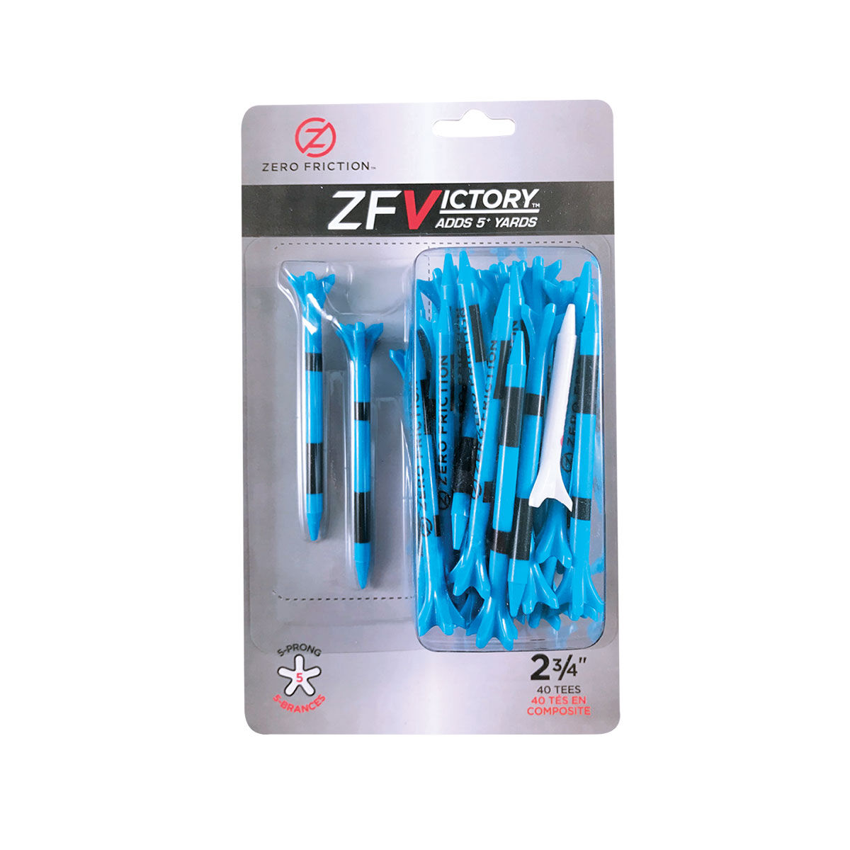 Zero Friction 2.75" Zfvictory Golf Tees