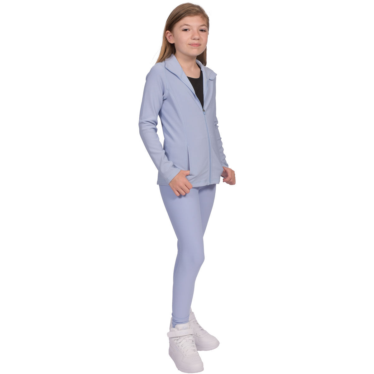 90 Degree Girl's Full Zip Yoga Jacket
