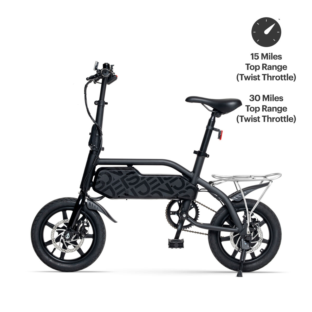 Jetson J5 Electric 14" Bike, Black