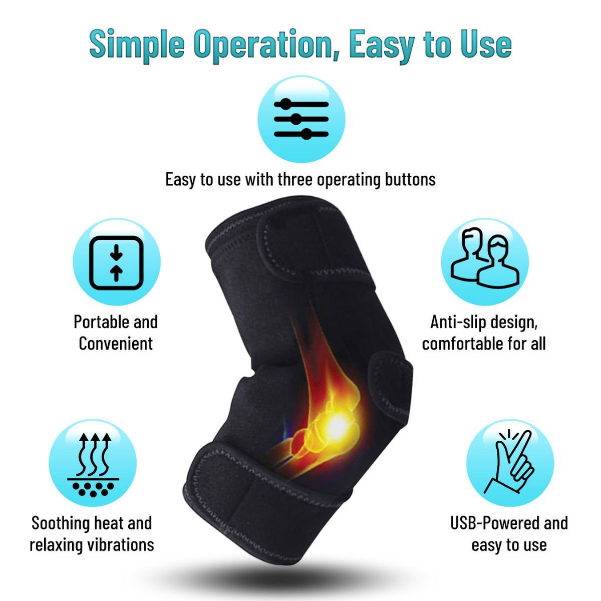 Trakk Elbow Brace Heating Wrap