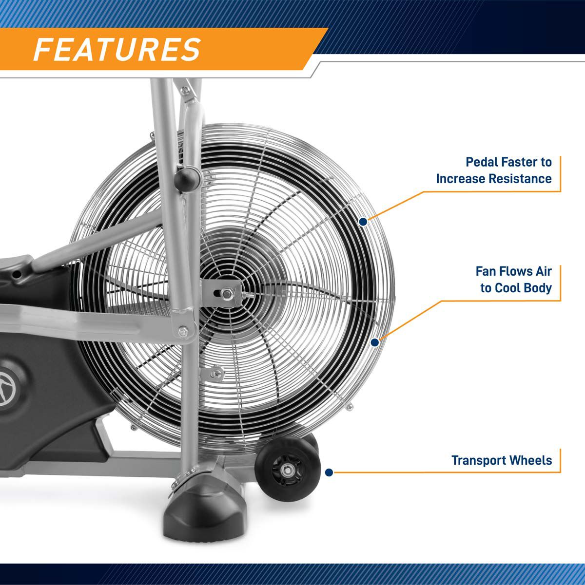 Marcy Air-1 Deluxe Exercice Fan Bike