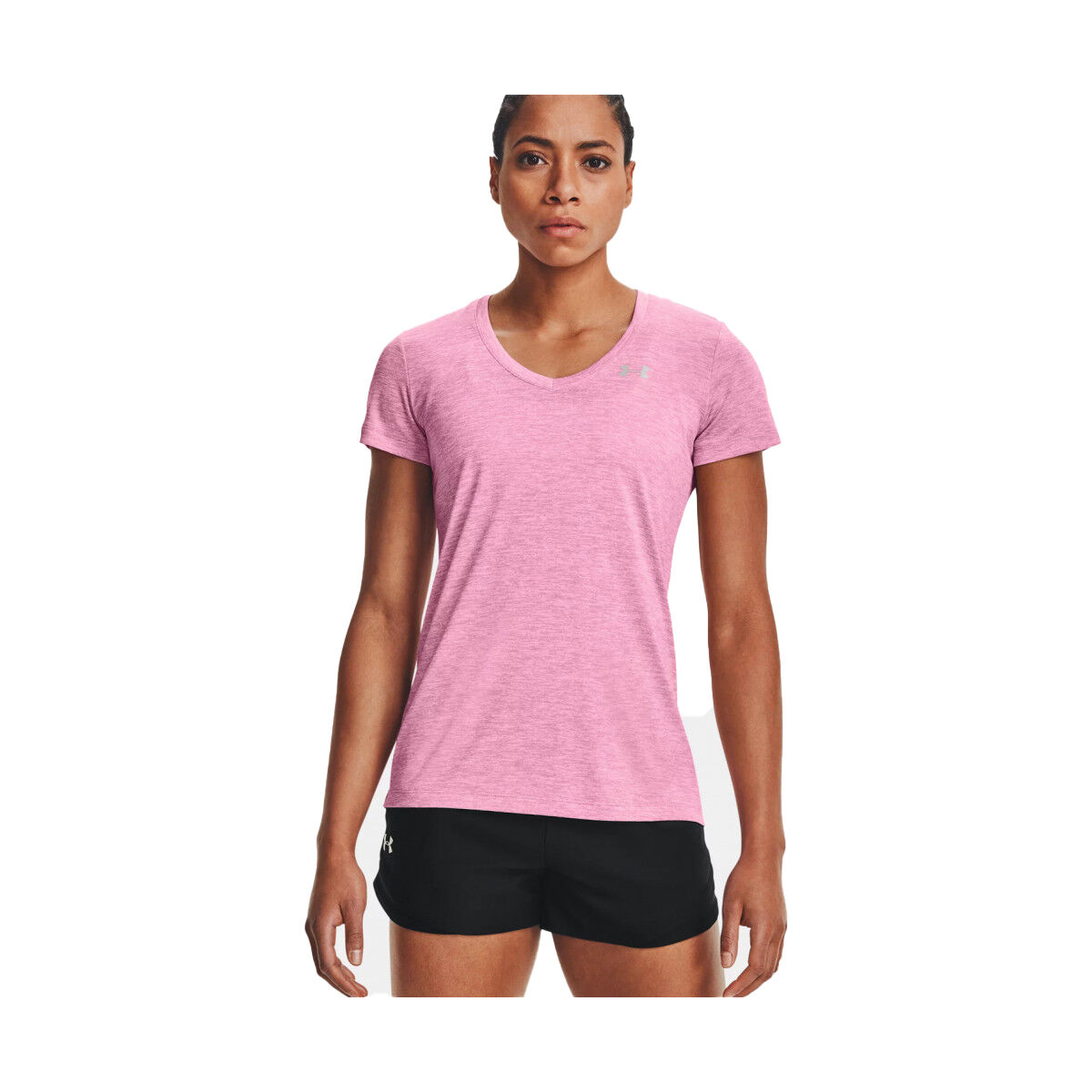 Under Armour Women's Short Sleeve Tech Twist V-Neck Tee